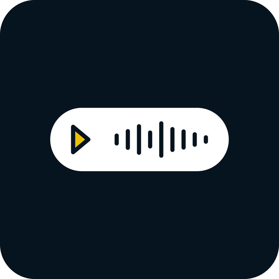 Voice Message Vector Icon Design