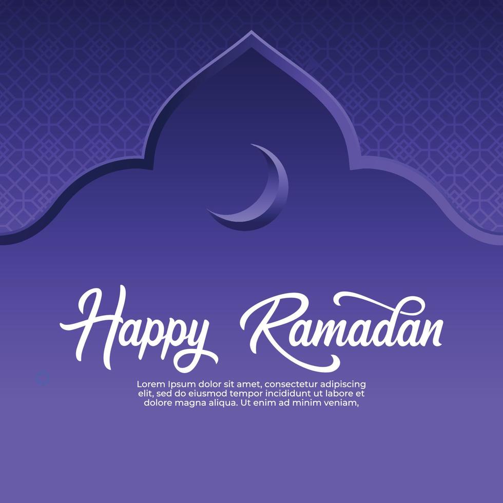 Ramadan Kareem Islamic Background vector. Happy Islamic New Hijri Year. Graphic design for the decoration of gift certificates, banners and flyer. vector