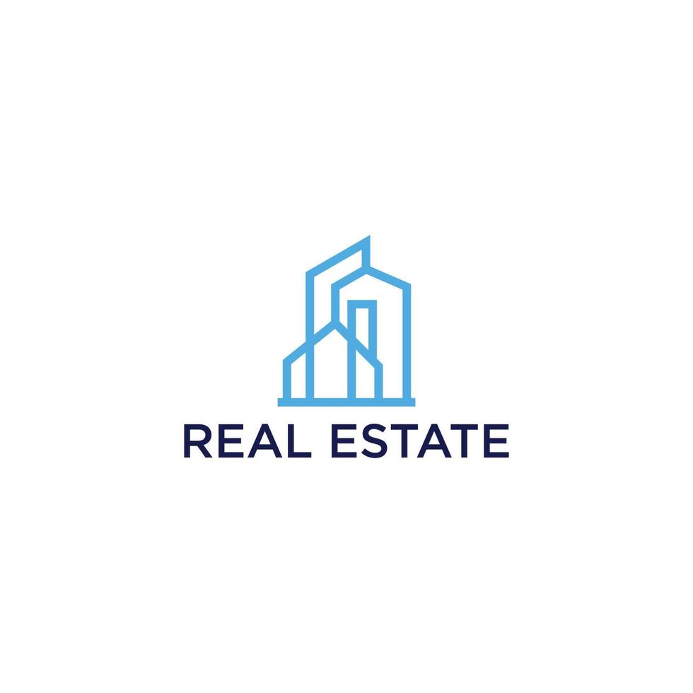 Realestate logo design icon template vector