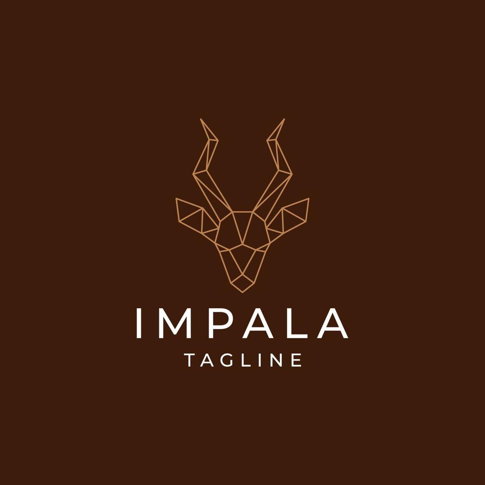 Impala logo design vector illustration