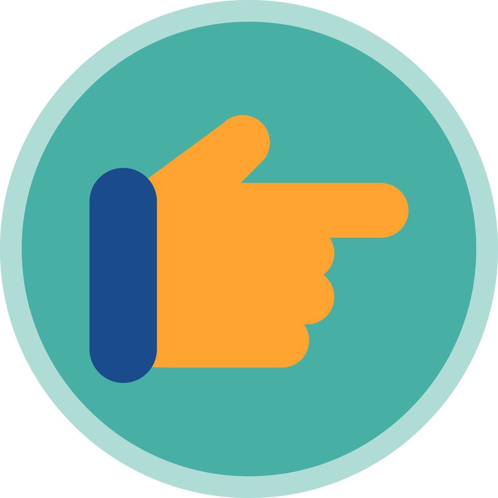 Hand Point Right Vector Icon Design