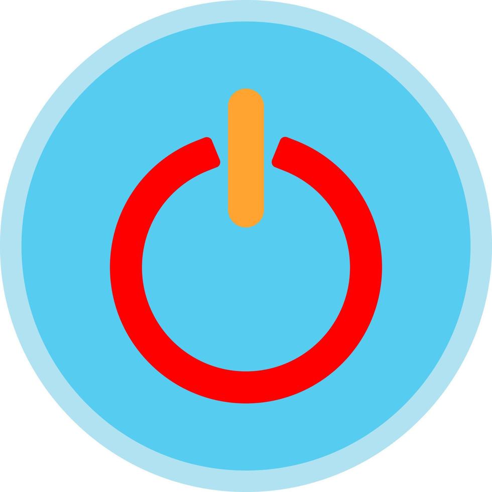 Power Off Vector Icon Design