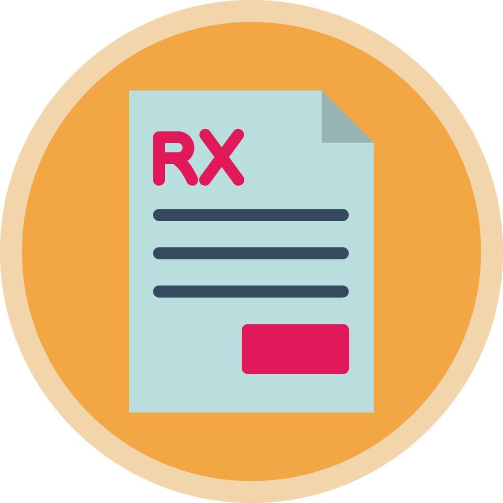 Prescription Vector Icon Design