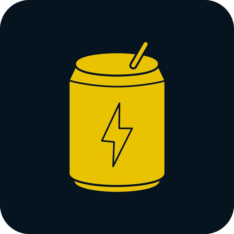 Energy Drink Vector Icon Design