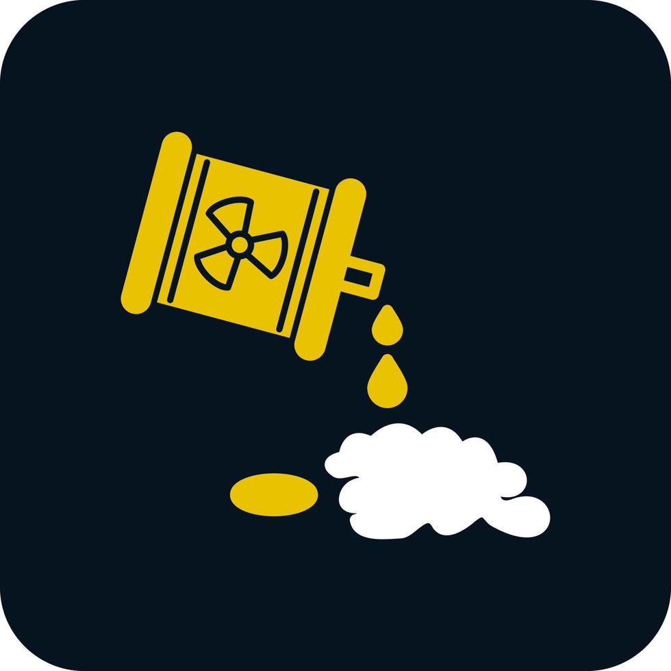 Chemical Spill Vector Icon Design