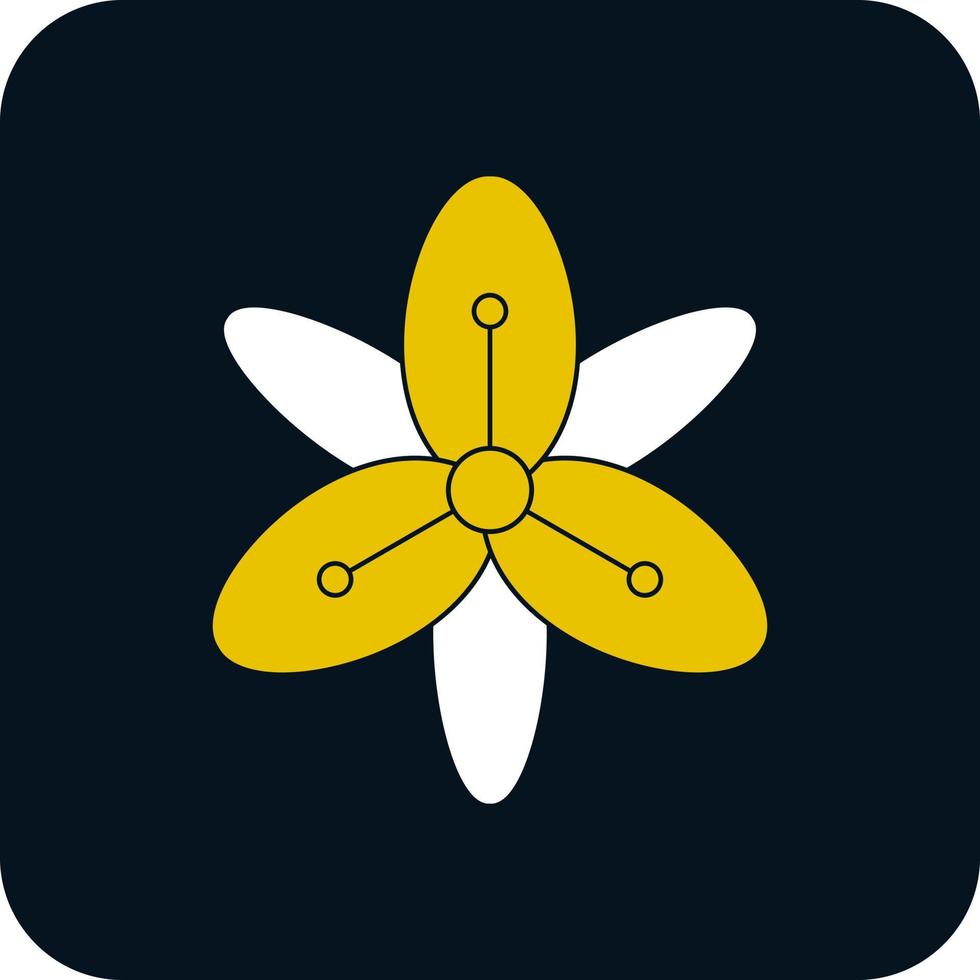 Tiger Lily Vector Icon Design