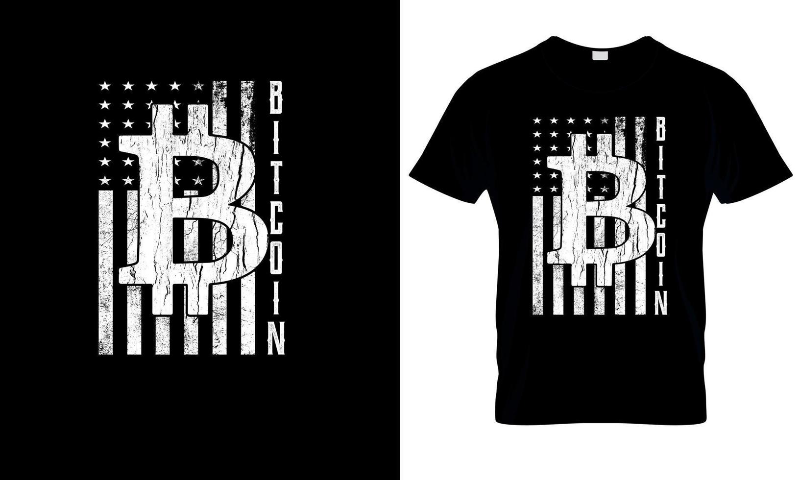 Bitcoin t shirt design Crypto Retro. t shirt design vector