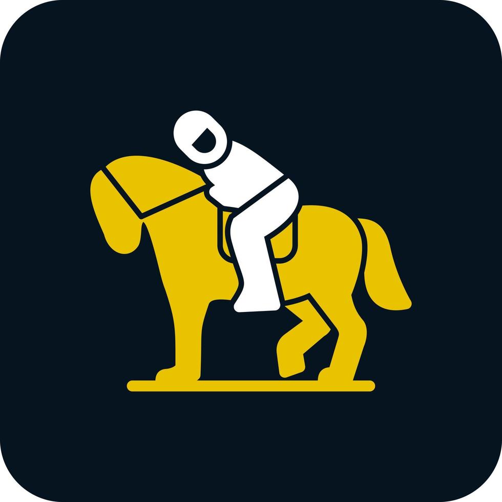 Equestrian Vector Icon Design