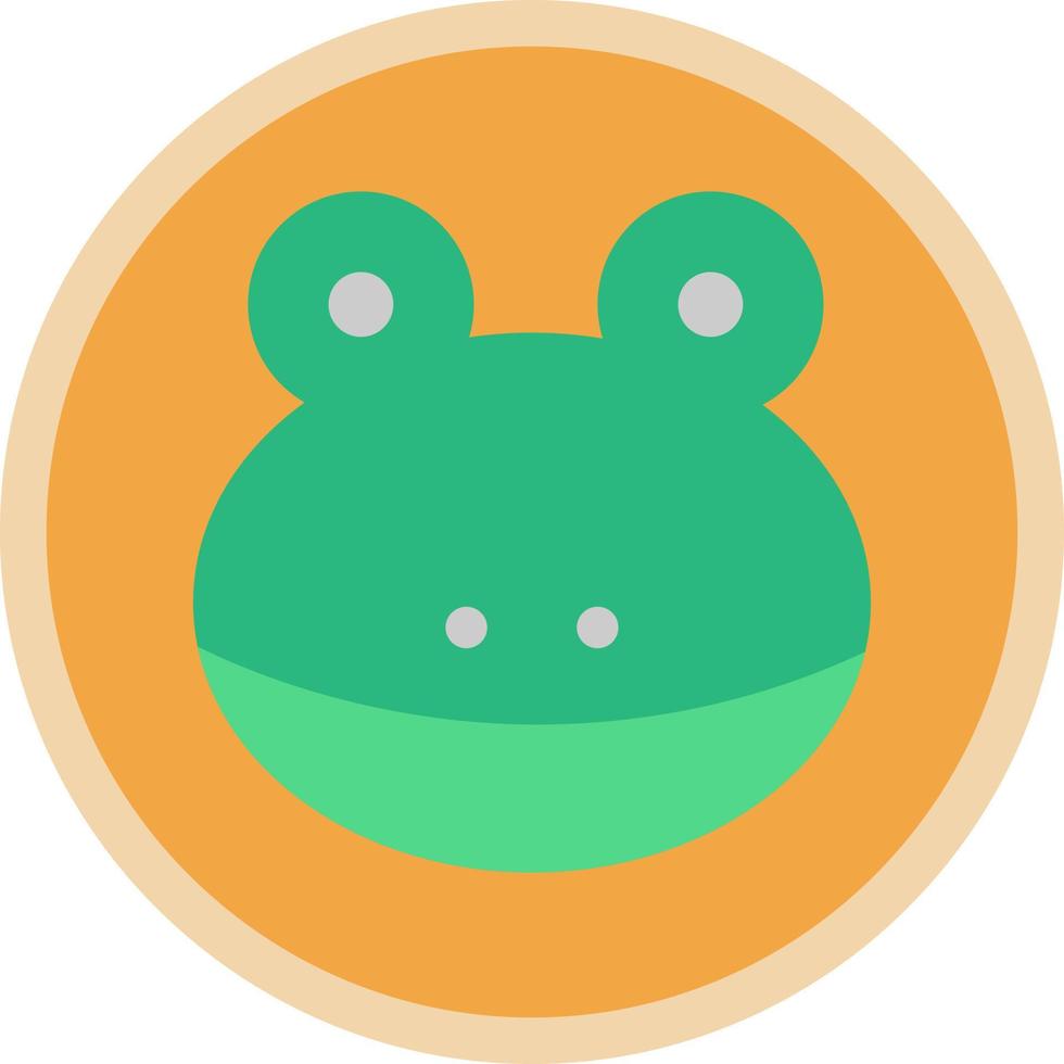 Frog Vector Icon Design