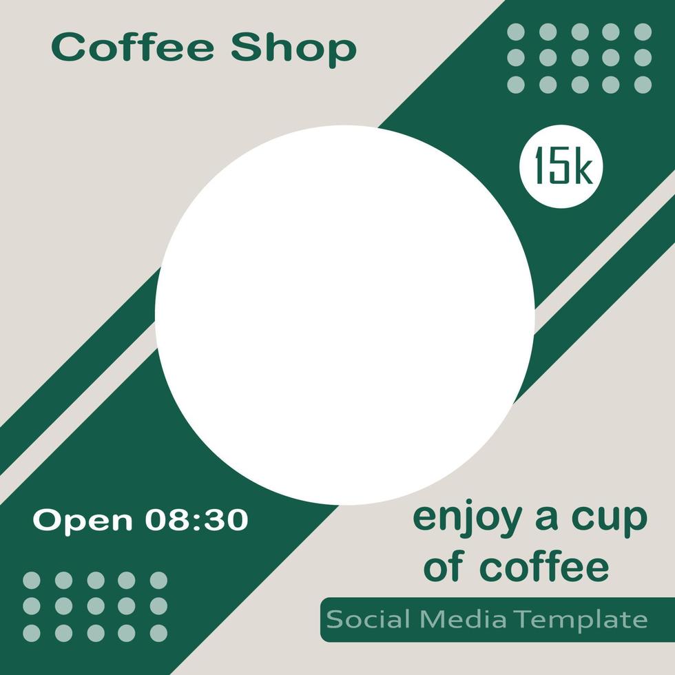 Template social media vector