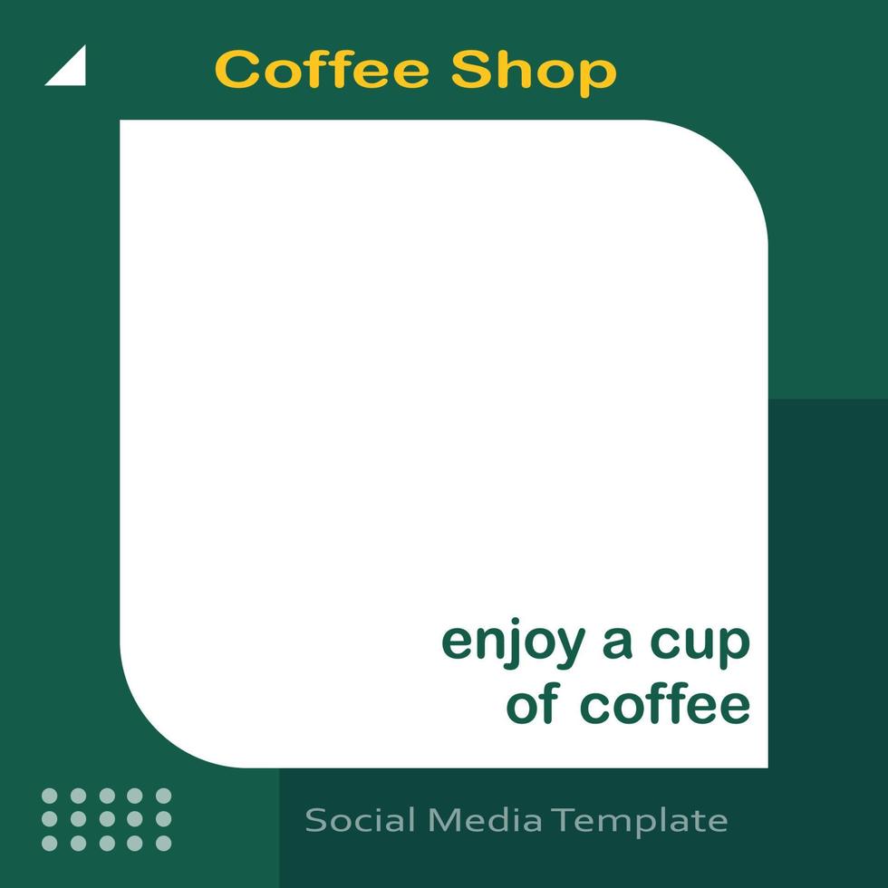 Template social media vector