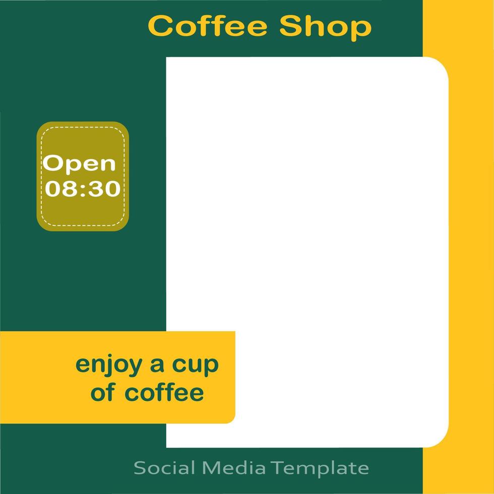 Template social media vector