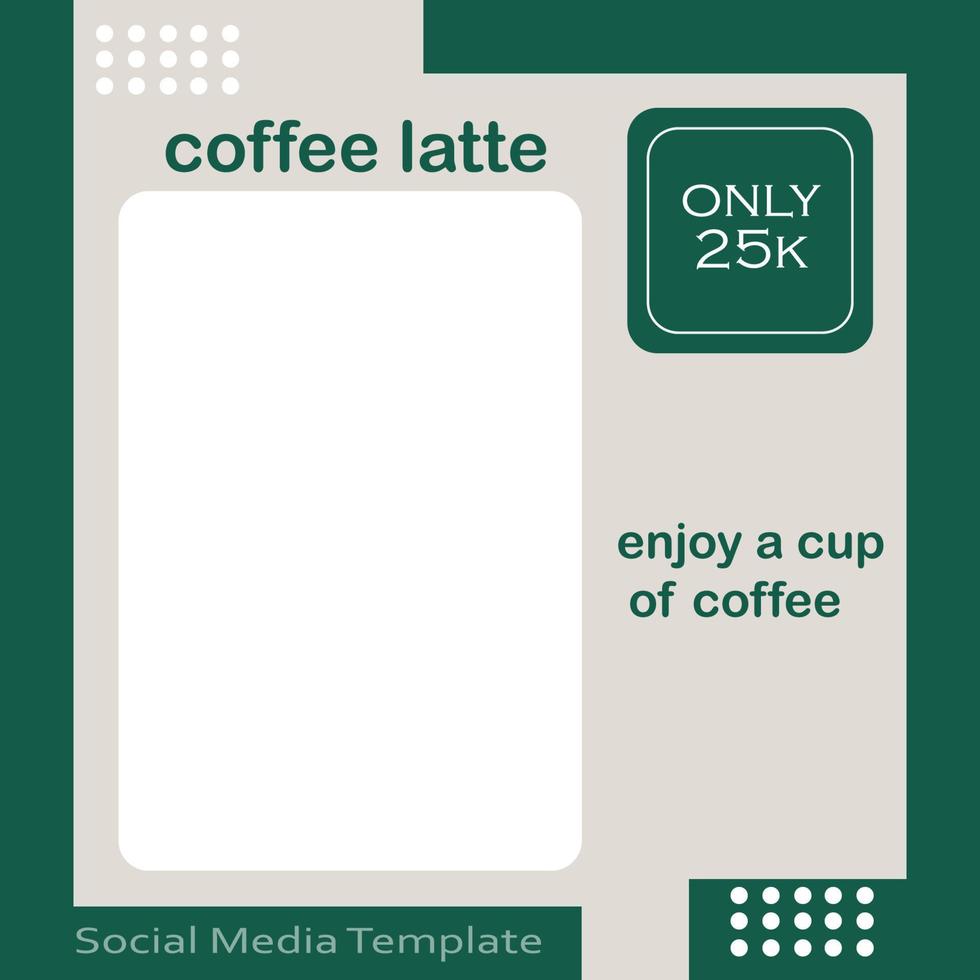 Template social media vector