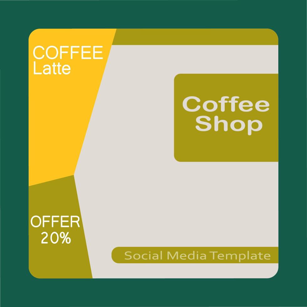 Template social media vector