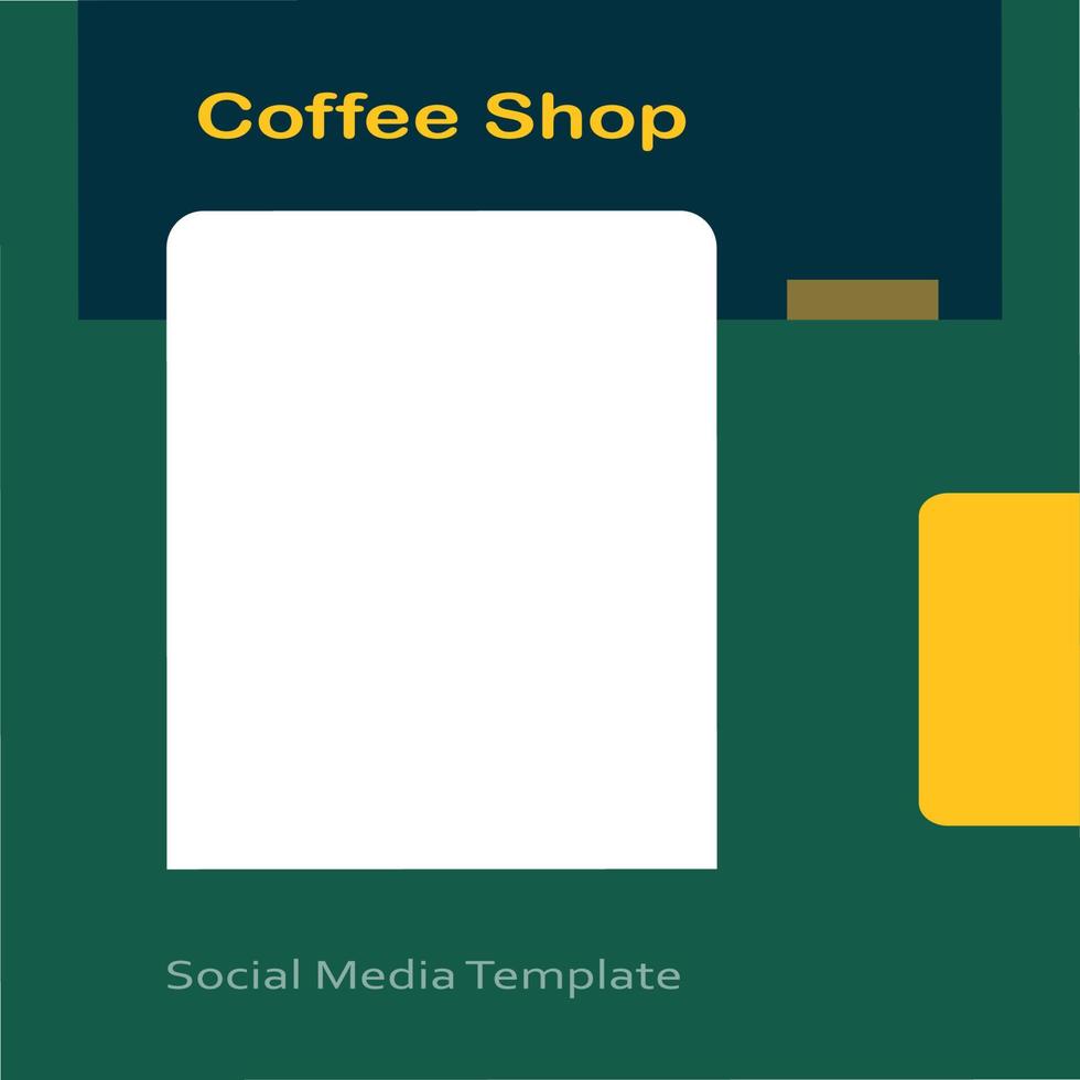 Template social media vector