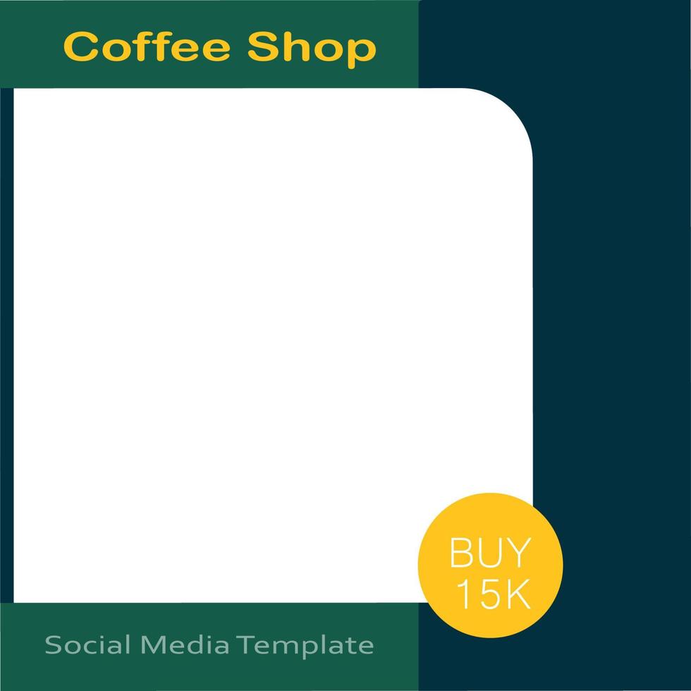 Template social media vector