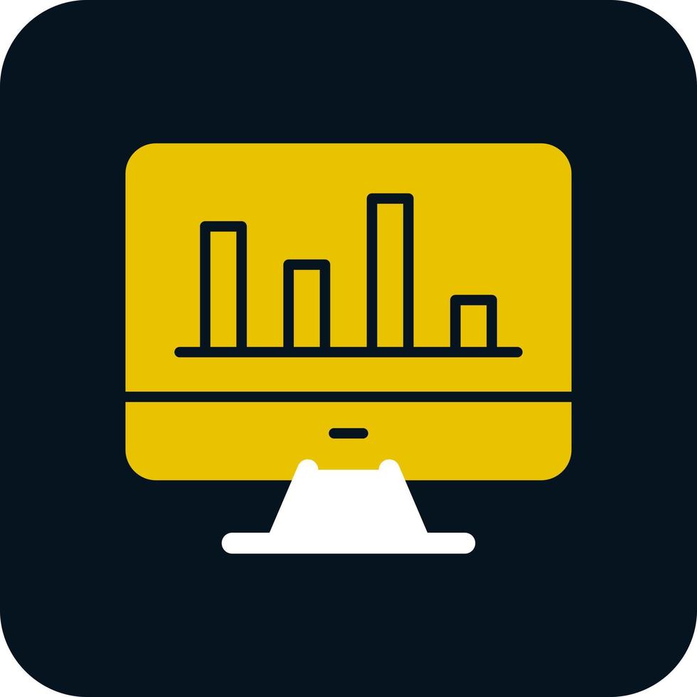 Web Analytics Vector Icon Design