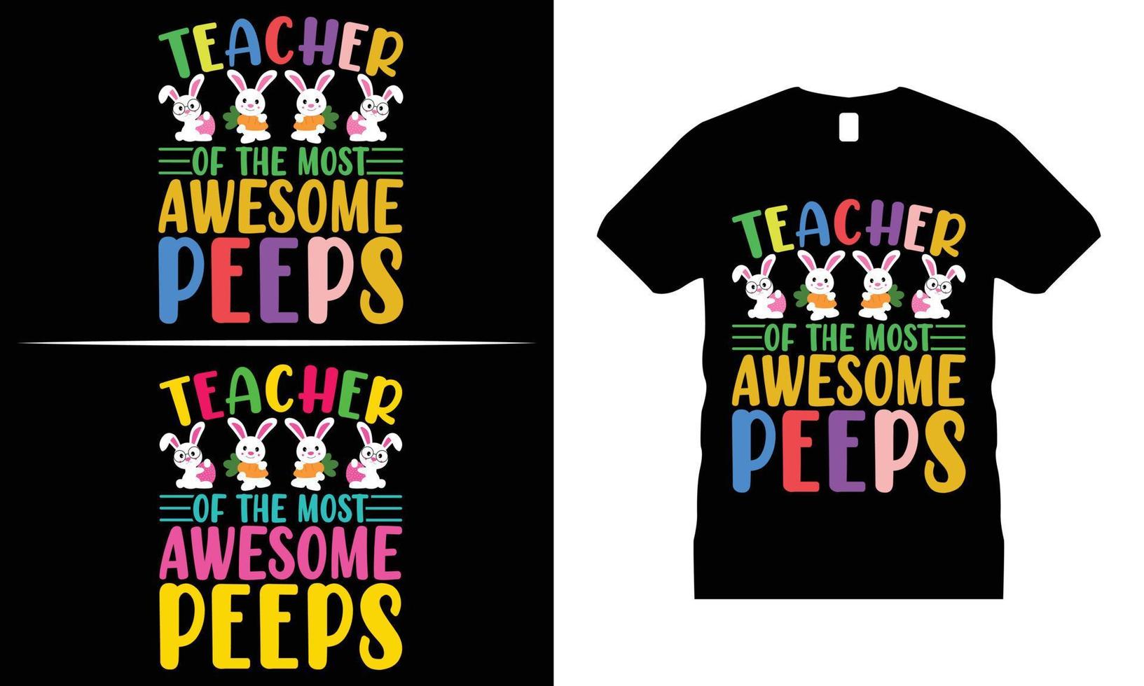 Teacher Of The Most Awesome Peeps T-Shirt Funny Tee Teacher Of The Most Awesome Peeps T-Shirt Funny Tee