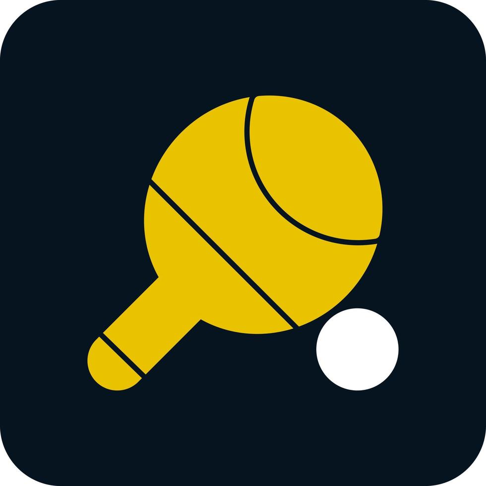 Table Tennis Vector Icon Design