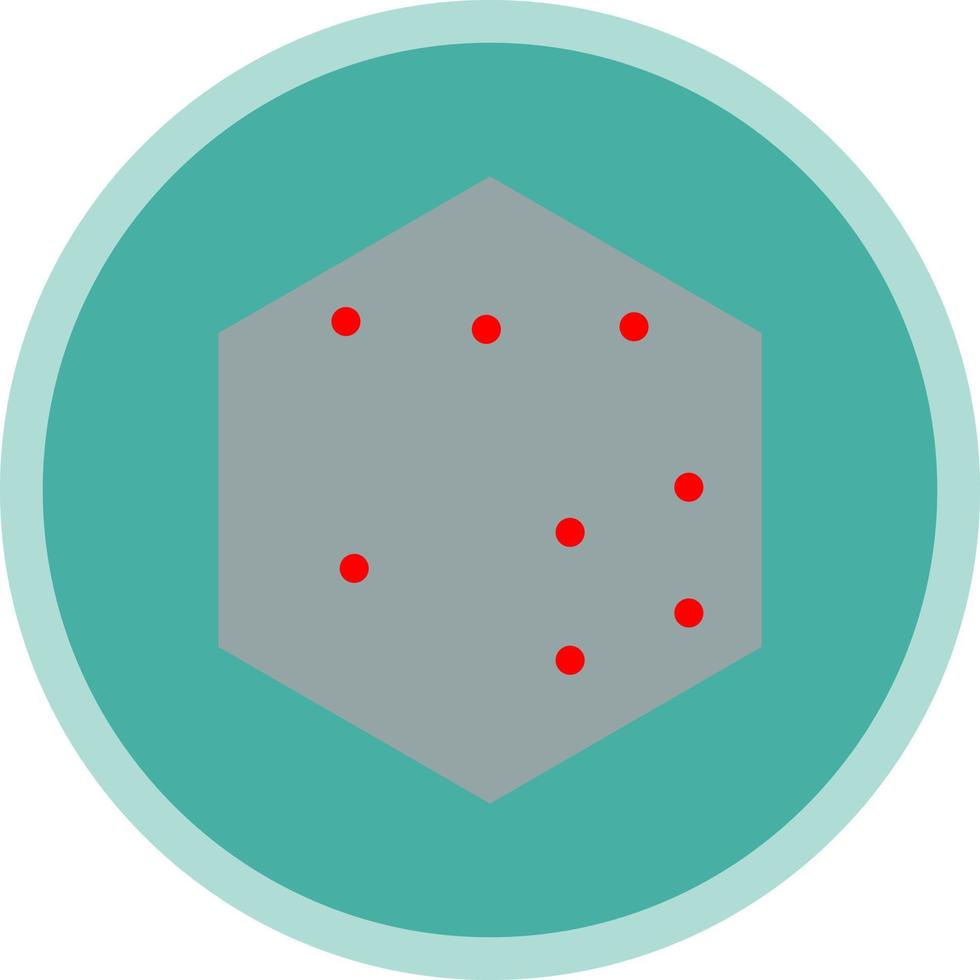 Dice D6 Vector Icon Design