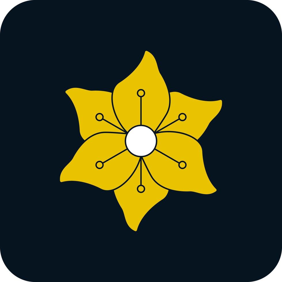 Gladiolus Vector Icon Design