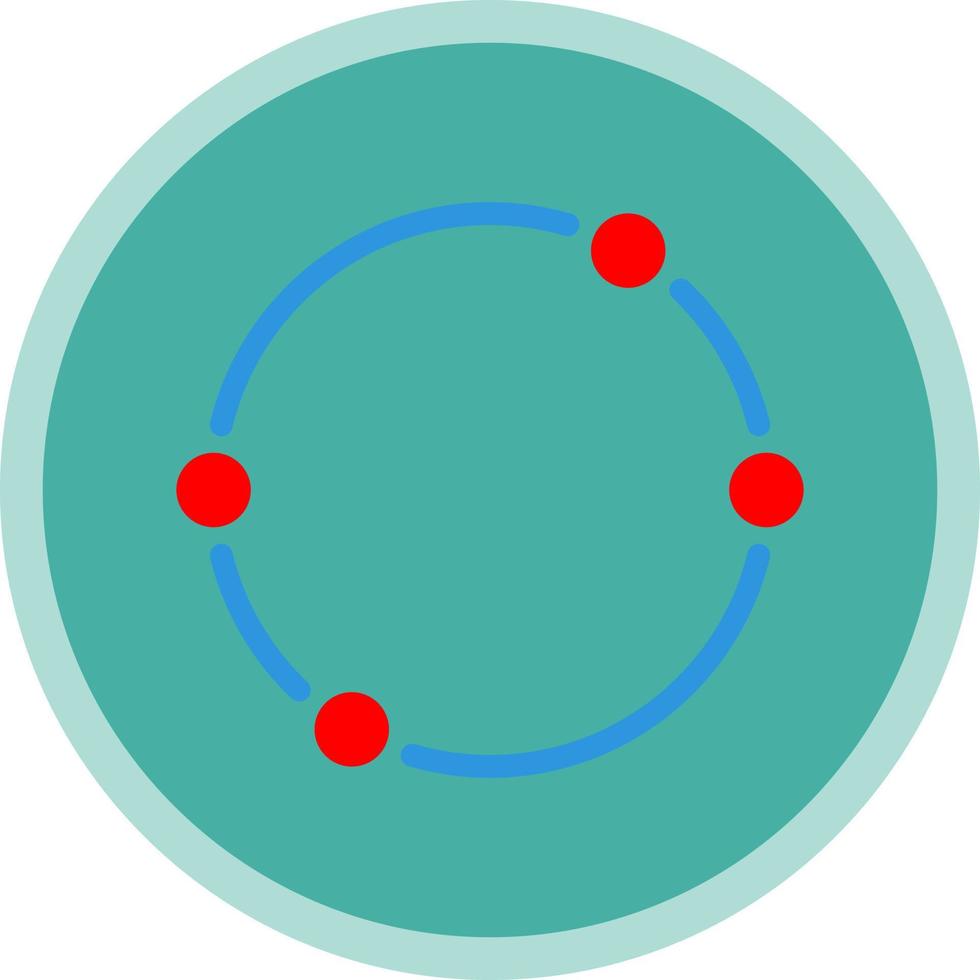 Dot Circle Vector Icon Design