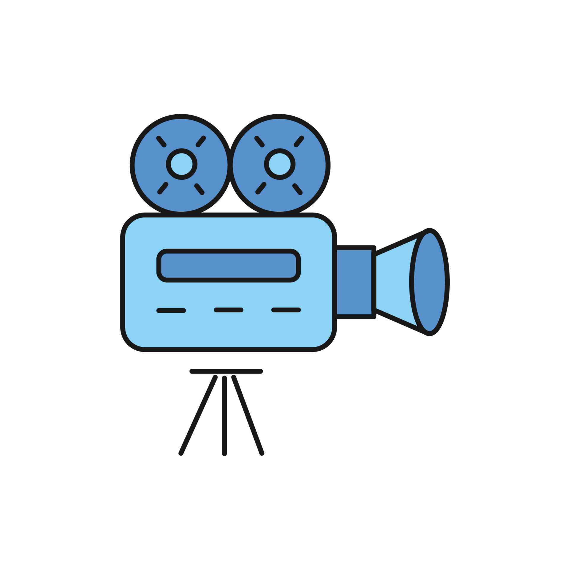 video camera, video recording, video camera icon 21310384 Vector Art at Vecteezy