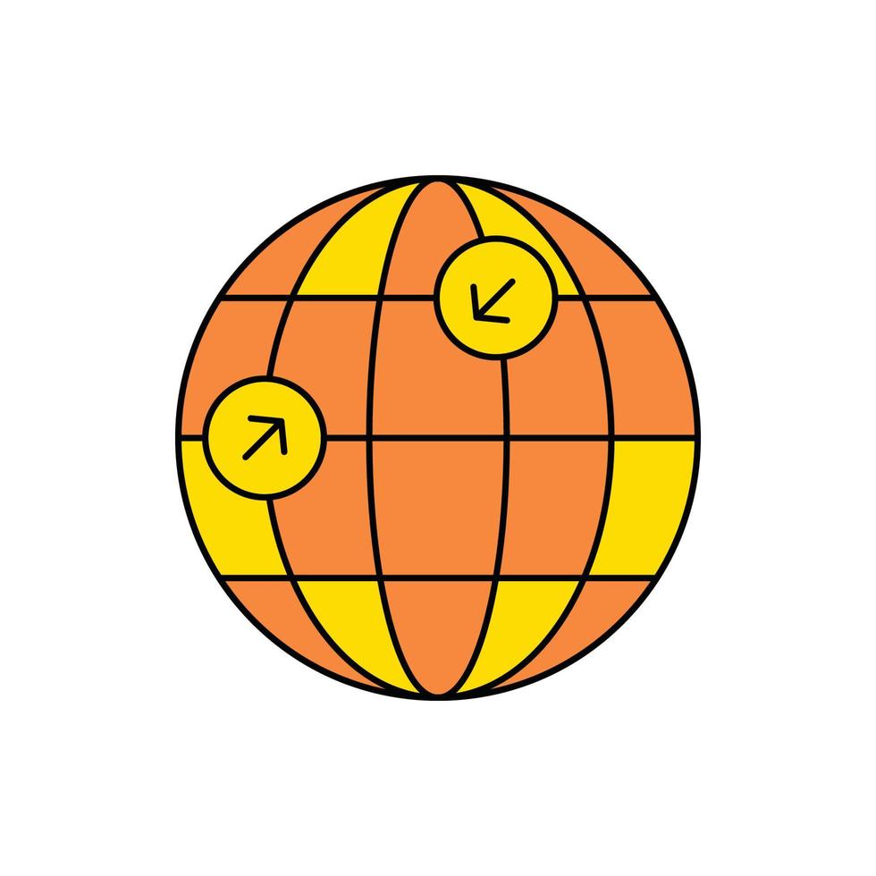 world, country move vector icon