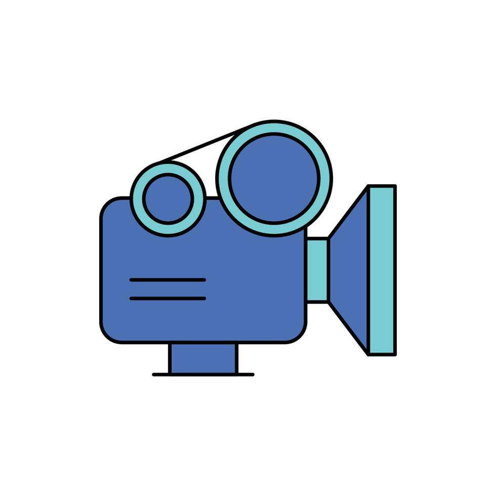 video camera, recording, video recording camera icon vector