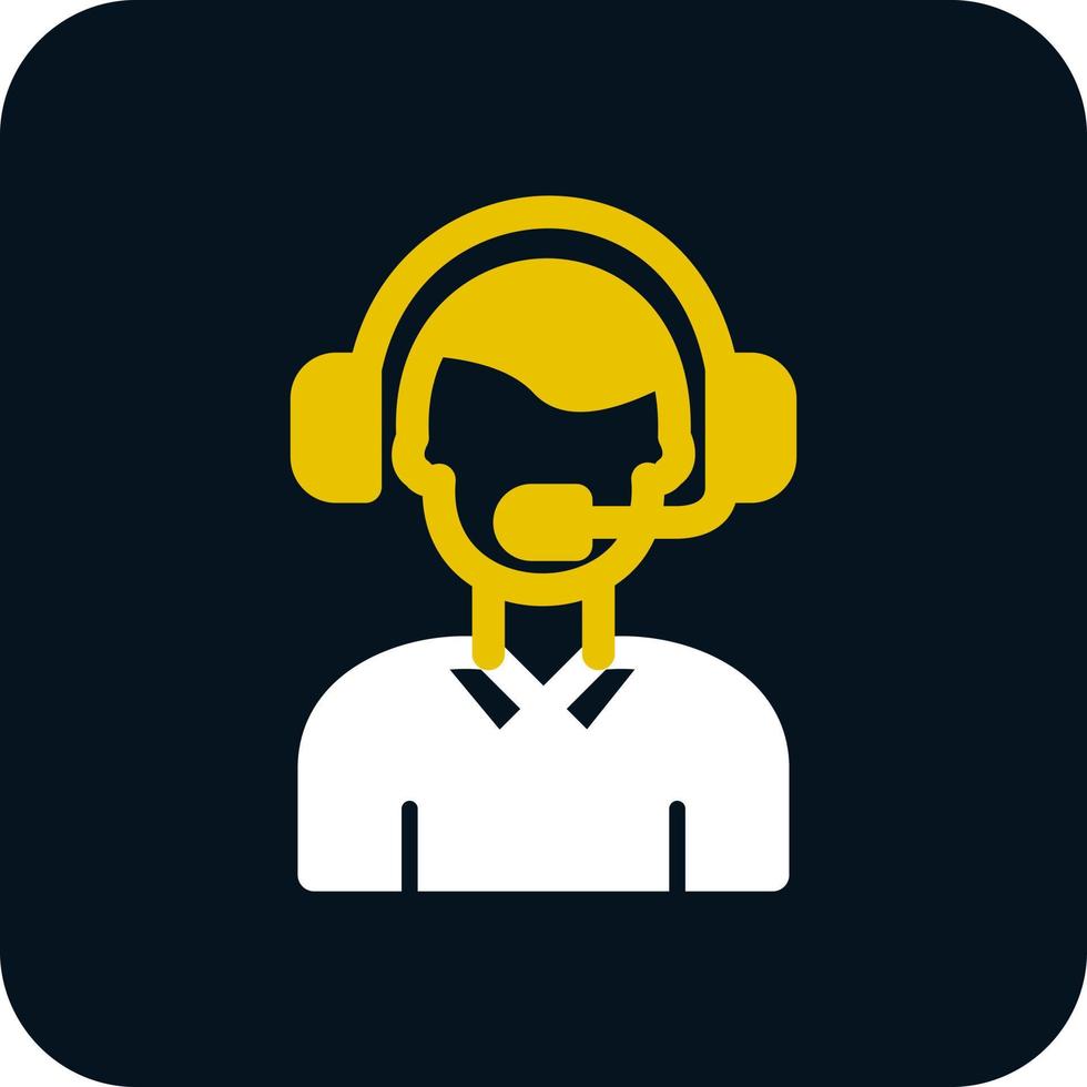 Customer Support Vector Icon Design