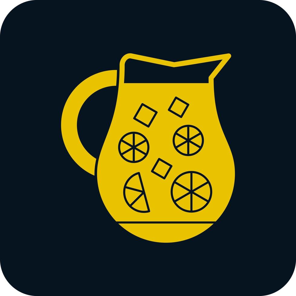 Lemonade Jug Vector Icon Design