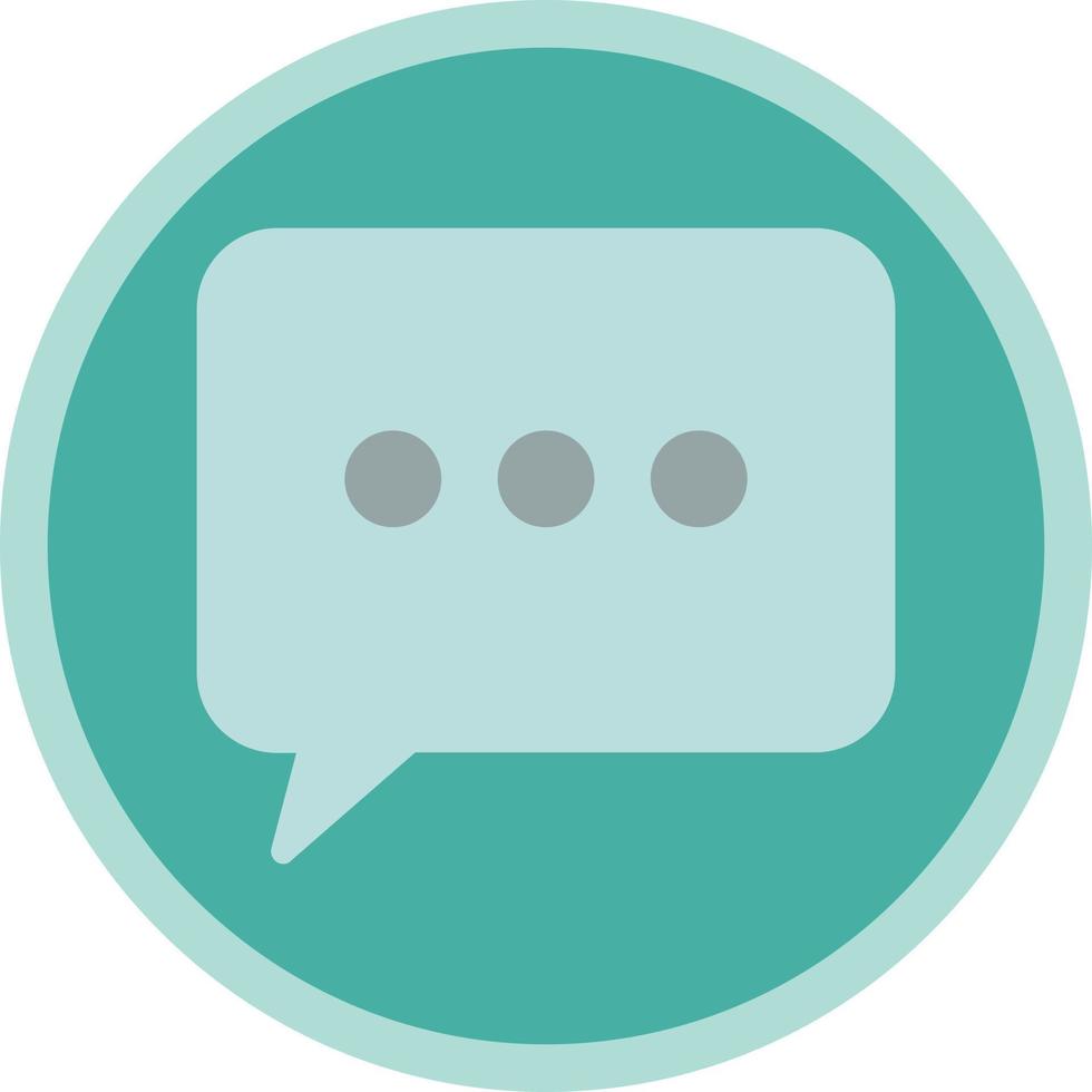 Comment Dots Vector Icon Design