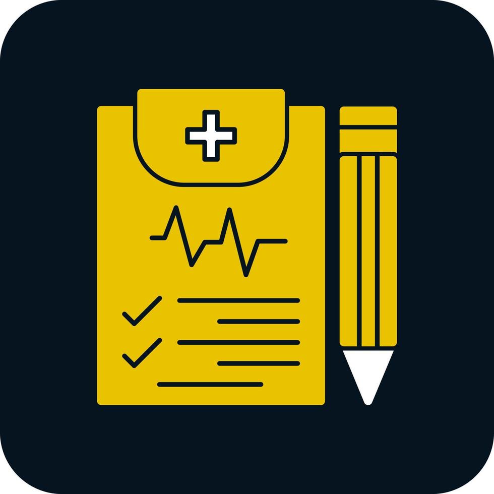 Diagnosis Vector Icon Design