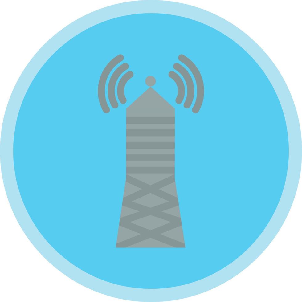 Broadcast Tower Vector Icon Design