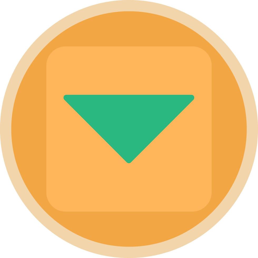 Caret Square Down Vector Icon Design