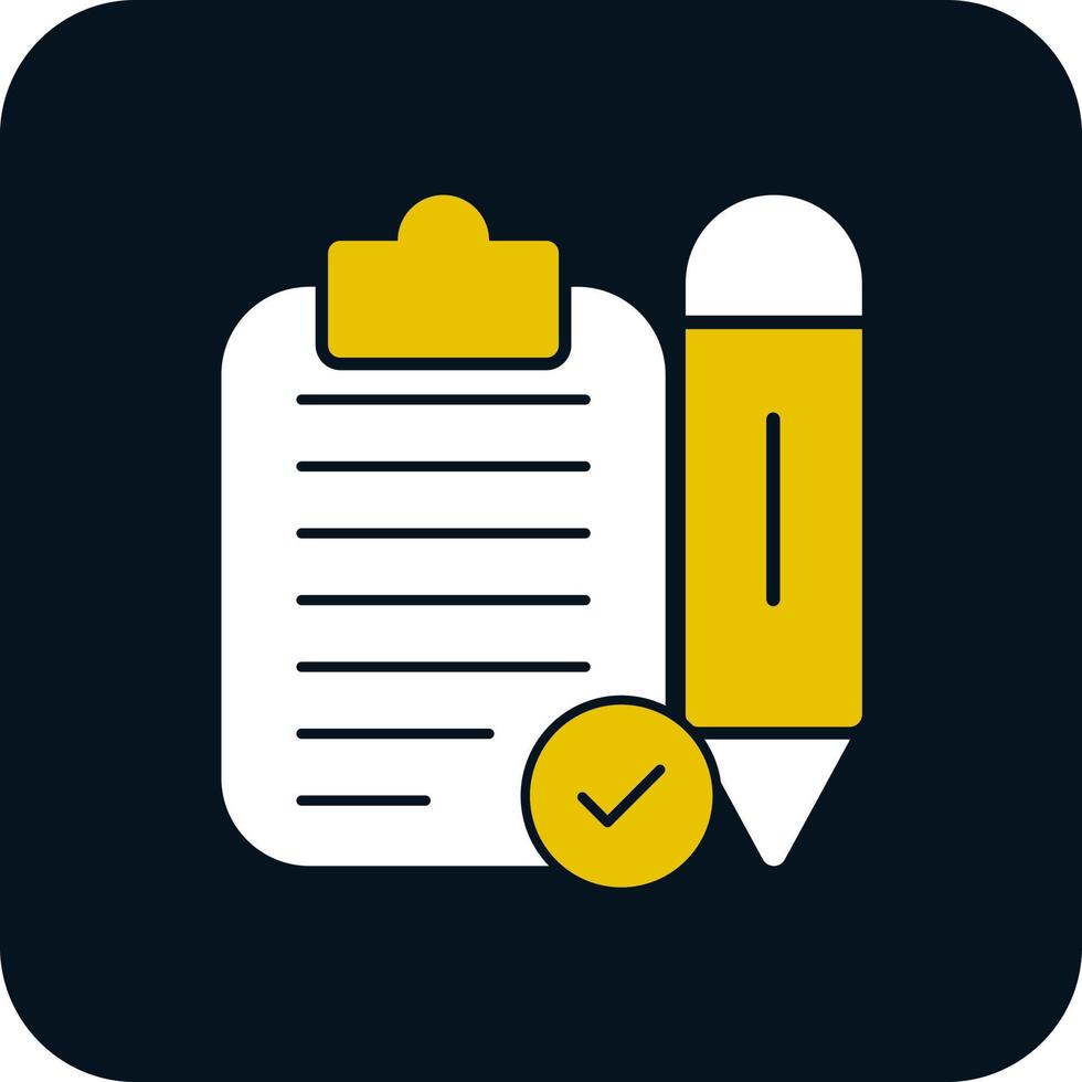 Task Planning Vector Icon Design