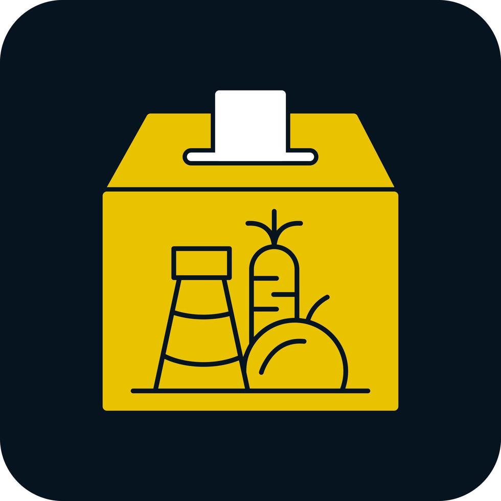 Food Donation Vector Icon Design