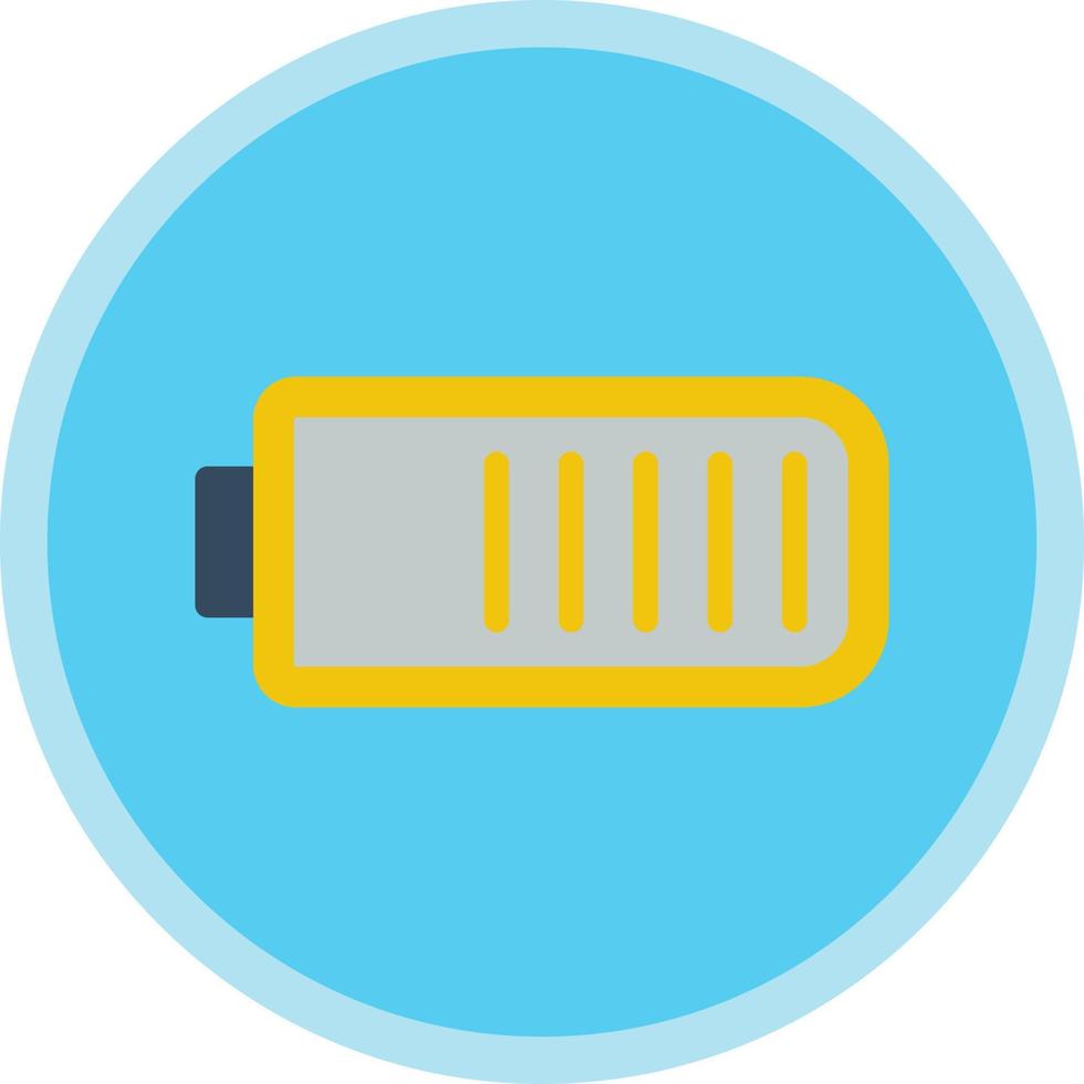 Battery Three Quarters Vector Icon Design