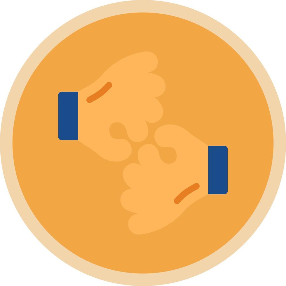 American Sign Language Interpreting Vector Icon Design
