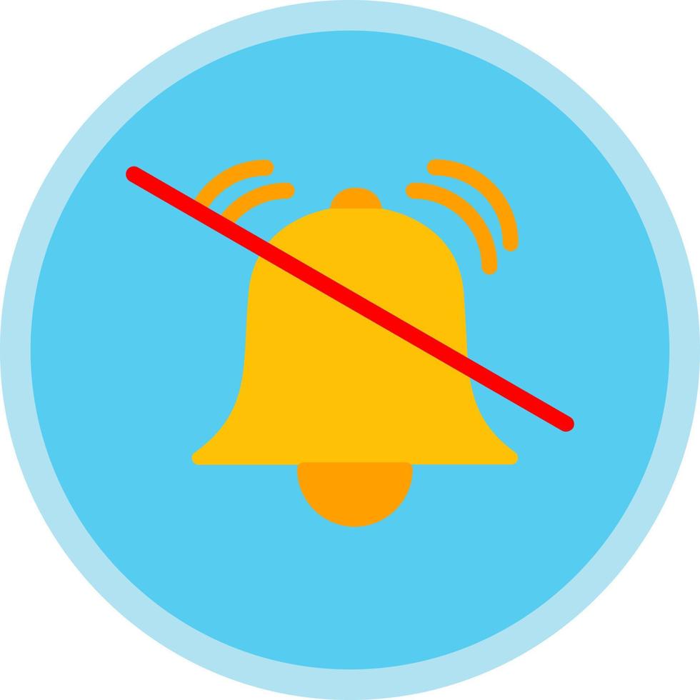 Bell Slash Vector Icon Design Vector Icon Design