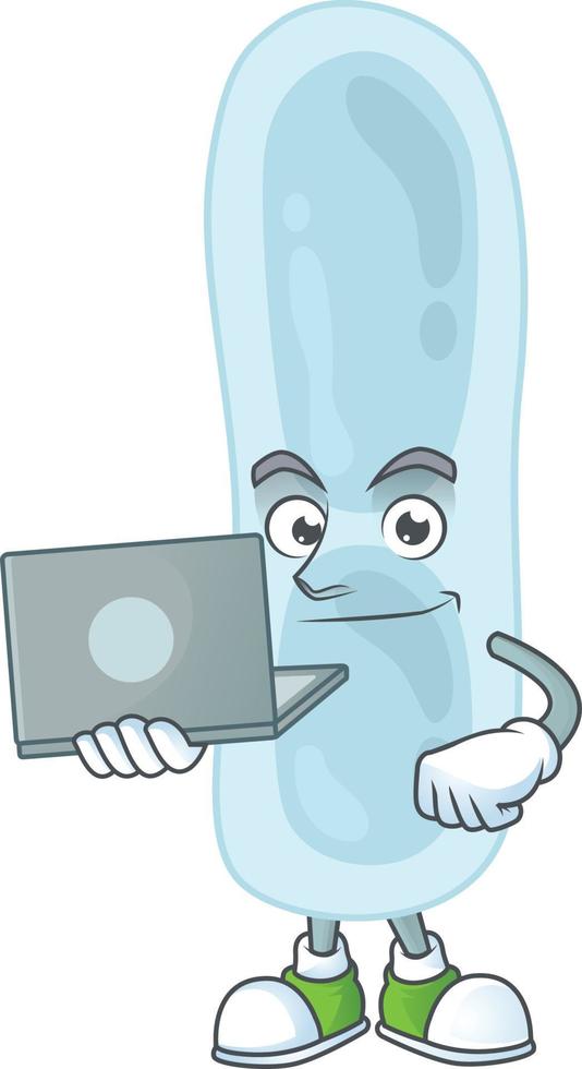 Cartoon character of klebsiella pneumoniae vector
