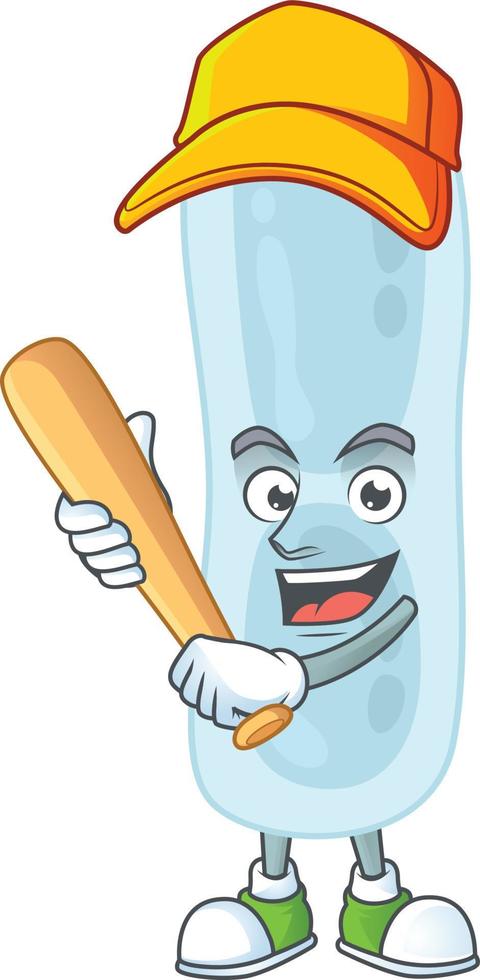 Cartoon character of klebsiella pneumoniae vector