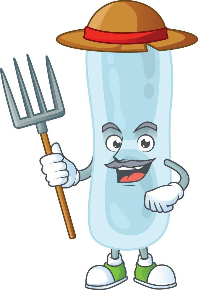 Cartoon character of klebsiella pneumoniae vector