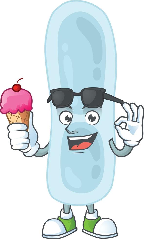 Cartoon character of klebsiella pneumoniae vector