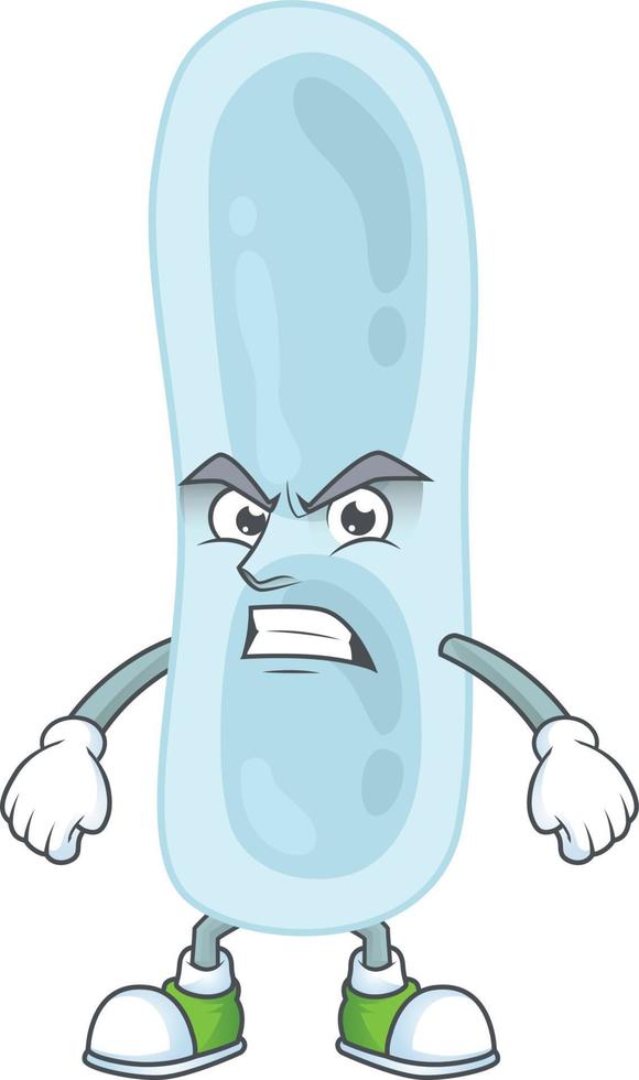 Cartoon character of klebsiella pneumoniae vector