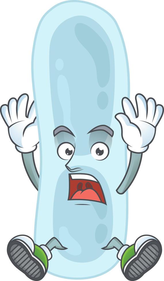 Cartoon character of klebsiella pneumoniae vector