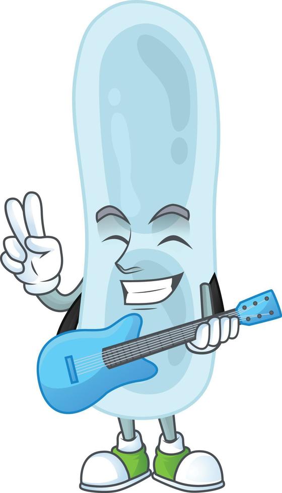 Cartoon character of klebsiella pneumoniae vector