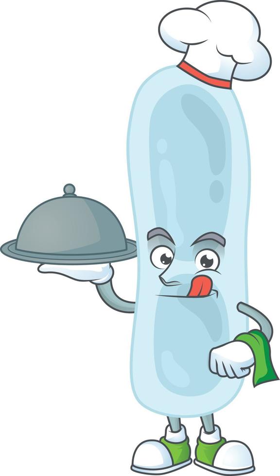 Cartoon character of klebsiella pneumoniae vector