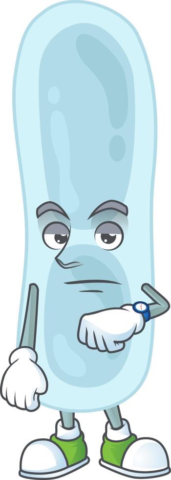 Cartoon character of klebsiella pneumoniae vector