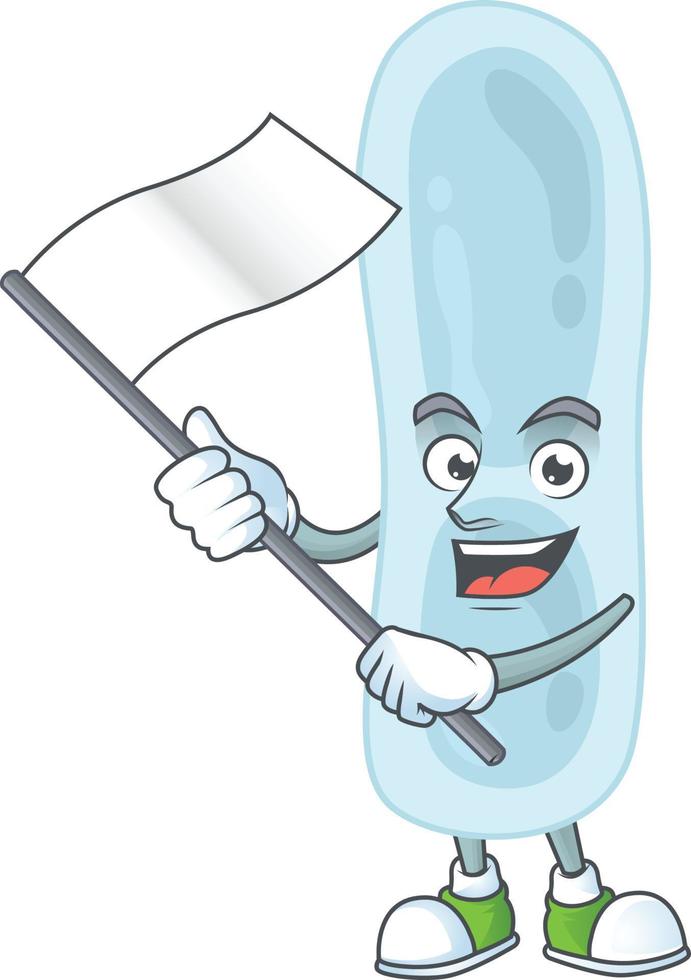 Cartoon character of klebsiella pneumoniae vector